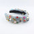 Women's Retro Color Block Cloth Braid Hair Band