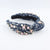 Women's Retro Color Block Cloth Braid Hair Band