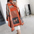 Women's Retro Color Block Imitation Cashmere Printing Scarf