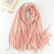 Women's Retro Color Block Polyester Printing Scarf