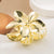 Women's Retro Conch Flower Alloy Plating Hair Claws