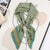 Women's Retro Ethnic Style Bohemian Geometric Satin Printing Scarves & Gloves