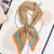 Women's Retro Ethnic Style Bohemian Geometric Satin Printing Scarves & Gloves