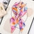 Women's Retro Ethnic Style Bohemian Geometric Satin Printing Scarves & Gloves