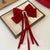 Women's Retro French Style Bow Knot Alloy Cloth Hair Clip