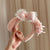 Women's Retro Lady Rose Solid Color Cloth Bowknot Hair Band