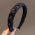 Women's Retro Lady Rose Solid Color Cloth Bowknot Hair Band