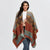 Women's Retro Lattice Imitation Cashmere Sewing Shawls