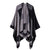 Women's Retro Lattice Imitation Cashmere Sewing Shawls