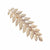 Women's Retro Leaf Metal Plating Insert Comb