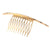 Women's Retro Leaf Metal Plating Insert Comb