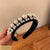 Women's Retro Leaf Round Flower Metal Inlay Rhinestones Pearl Hair Band