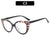 Women's Retro Leopard Pc Cat Eye Full Frame Glasses