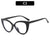 Women's Retro Leopard Pc Cat Eye Full Frame Glasses