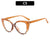 Women's Retro Leopard Pc Cat Eye Full Frame Glasses