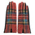 Women's Retro Plaid Woolen Polyester Gloves