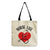 Women's Retro Simple Style Letter Heart Shape Syringe Shopping Bags