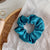 Women's Retro Simple Style Solid Color Satin Rib-Knit Hair Tie