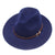 Women's Retro Solid Color Big Eaves Floppy Hat