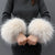 Women's Retro Solid Color Imitation Fur Gloves 1 Pair