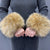 Women's Retro Solid Color Imitation Fur Gloves 1 Pair