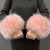 Women's Retro Solid Color Imitation Fur Gloves 1 Pair