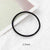 Women's Retro Solid Color Plastic Resin Handmade Hair Tie