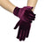 Women's Retro Solid Color Velvet Gloves 1 Pair