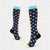 Women's Retro Stripe Polka Dots Heart Shape Nylon Over The Knee Socks A Pair