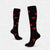 Women's Retro Stripe Polka Dots Heart Shape Nylon Over The Knee Socks A Pair