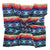 Women's Retro Stripe Satin Printing Silk Scarves