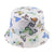 Women's Retro Sweet Pastoral Butterfly Printing Wide Eaves Bucket Hat