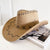 Women's Retro Vacation Solid Color Wide Eaves Cowboy Hat