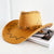 Women's Retro Vacation Solid Color Wide Eaves Cowboy Hat