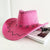 Women's Retro Vacation Solid Color Wide Eaves Cowboy Hat