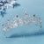 Women's Retro Water Droplets Alloy Inlay Zircon Crown