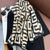 Women's Romantic Sweet Star Imitation Cashmere Printing Braid Scarf