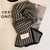 Women's Scarf Winter New Korean Style Atmosphere Double-sided Student Cute Warm Thickened Knitted High-grade Scarf