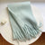 Women's Scarf Winter Solid Color Mohair Thickened New High-grade White  Lazy Shawl Scarf Warm Fashion