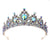 Women's Shiny Crown Alloy Inlay Gem Rhinestones Crown