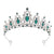 Women's Shiny Crown Alloy Inlay Gem Rhinestones Crown