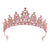 Women's Shiny Crown Alloy Inlay Gem Rhinestones Crown