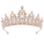 Women's Shiny Crown Alloy Inlay Gem Rhinestones Crown