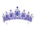 Women's Shiny Crown Alloy Inlay Gem Rhinestones Crown