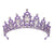 Women's Shiny Crown Alloy Inlay Gem Rhinestones Crown