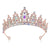 Women's Shiny Crown Alloy Inlay Gem Rhinestones Crown