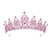 Women's Shiny Crown Alloy Inlay Gem Rhinestones Crown