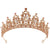 Women's Shiny Crown Alloy Inlay Gem Rhinestones Crown