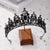 Women's Shiny Crown Alloy Inlay Gem Rhinestones Crown