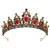 Women's Shiny Crown Alloy Inlay Gem Rhinestones Crown